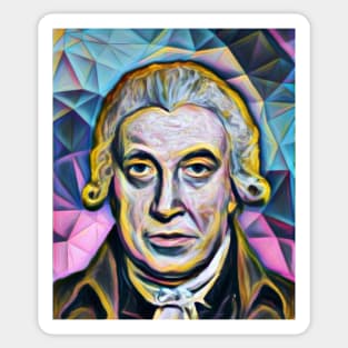 James Watt Portrait | James Watt Artwork 10 Sticker